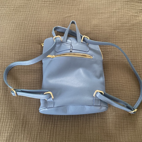 Bags Multipurpose Italy Genuine Leather Purse And Backpack Poshmark